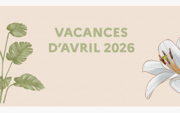 Créneaux vacances d'avril